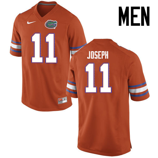Men Florida Gators #11 Vosean Joseph College Football Jerseys Sale-Orange - Click Image to Close